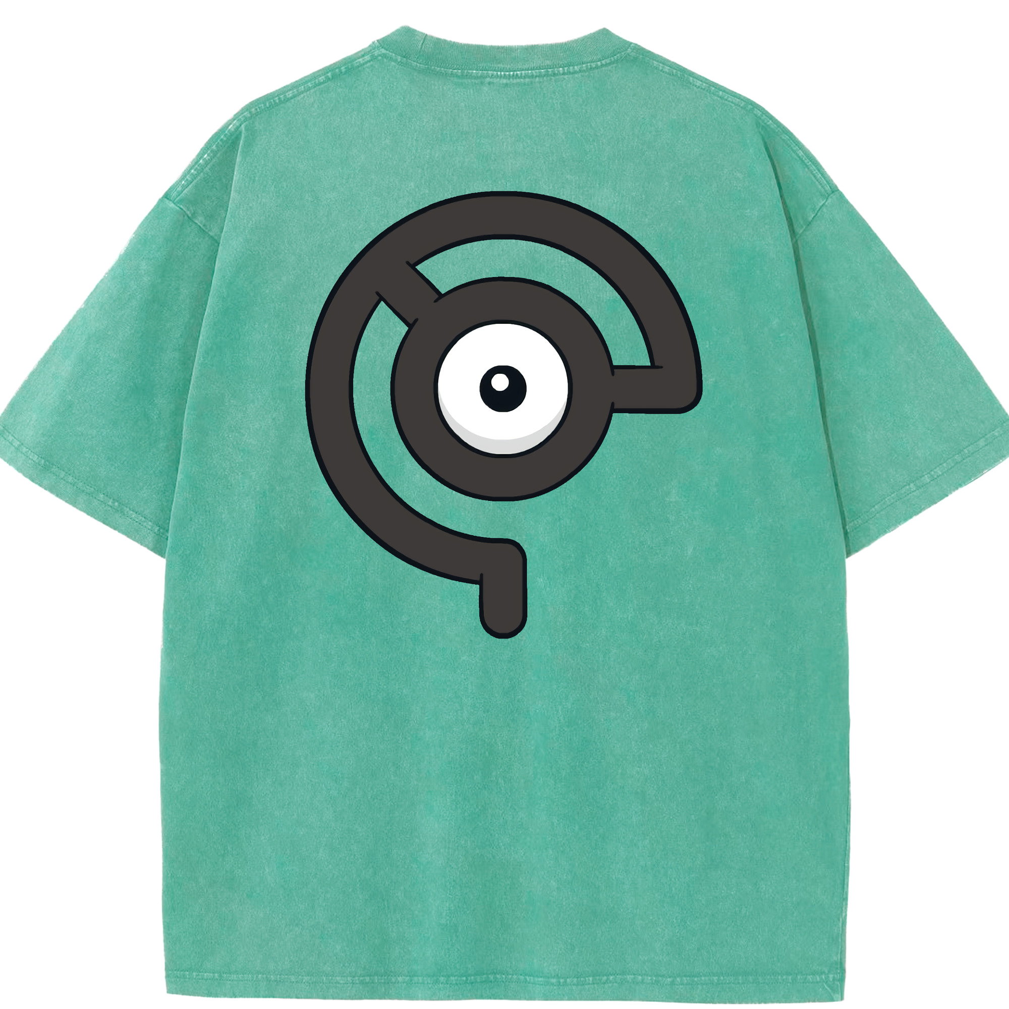 （画像用） ポケットモンスター Pokémon 綿100% ヴィンテージ風 半袖Tシャツ（背面プリント）